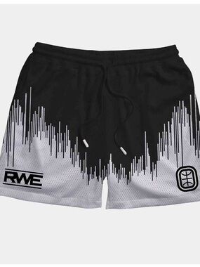 Overtime RWE Soundwave Men’s Mesh Basketball Shorts Large
